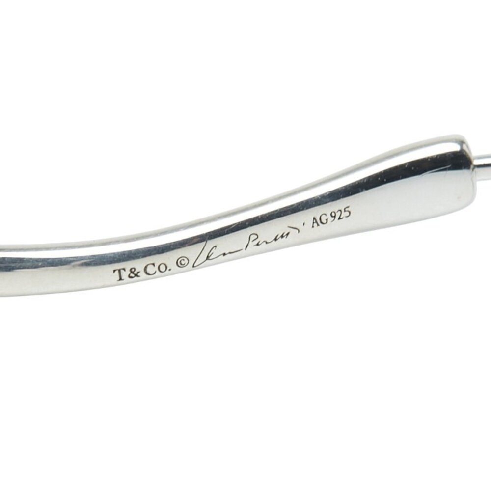 TIFFANY Silver Heart Earrings - Picture 5 of 6